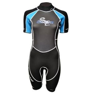 Sea Elite Womens Shorty Wetsuit 3mm Surfing / Dive Suit- Brand New Size 4